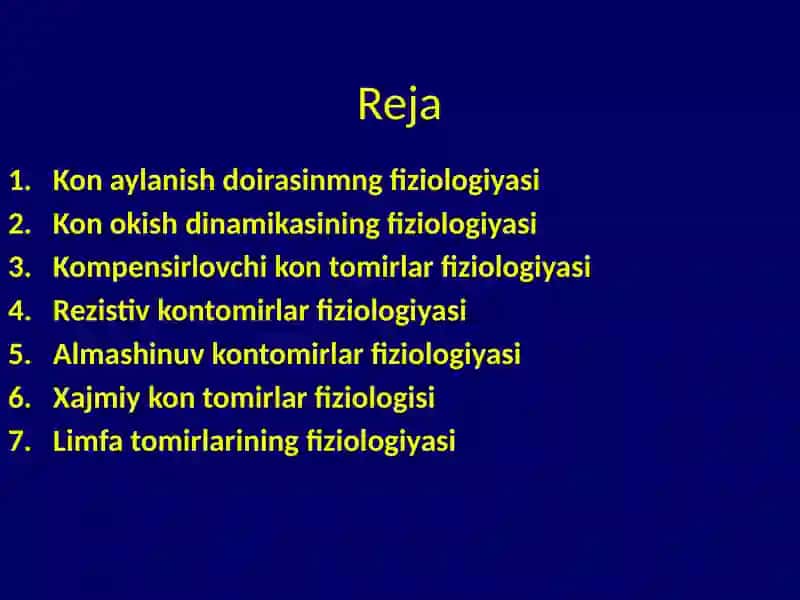 KONTOMIR FIZIOLOGIYASI 2