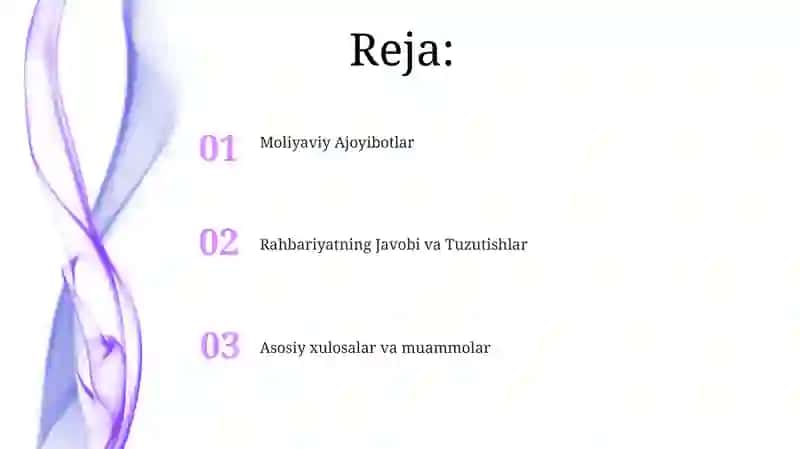 Moliyaviy Ajoyibotlar 2