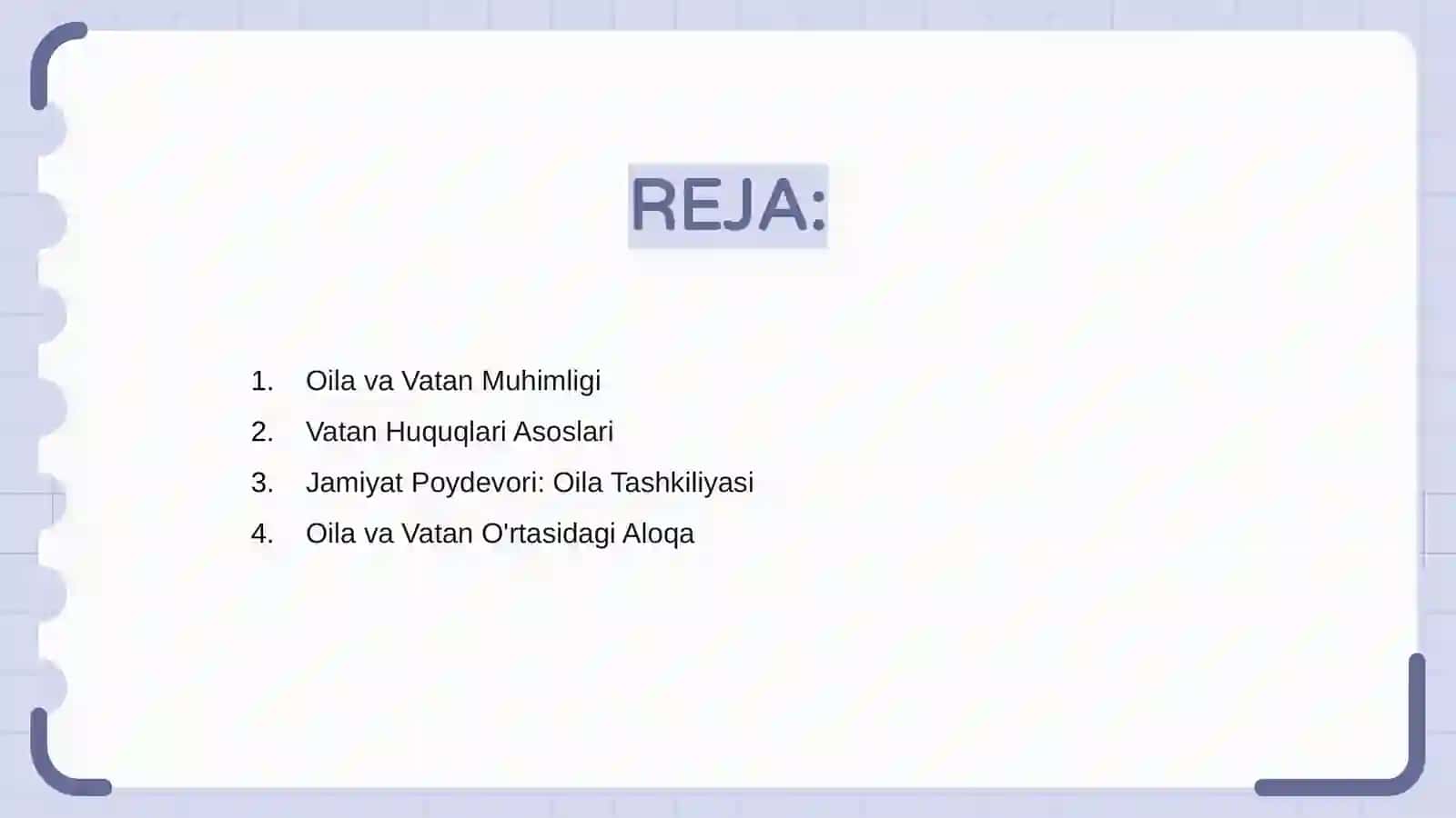 Oila - Vatan ichra vatan huquqlari jamiyat poydevori 2