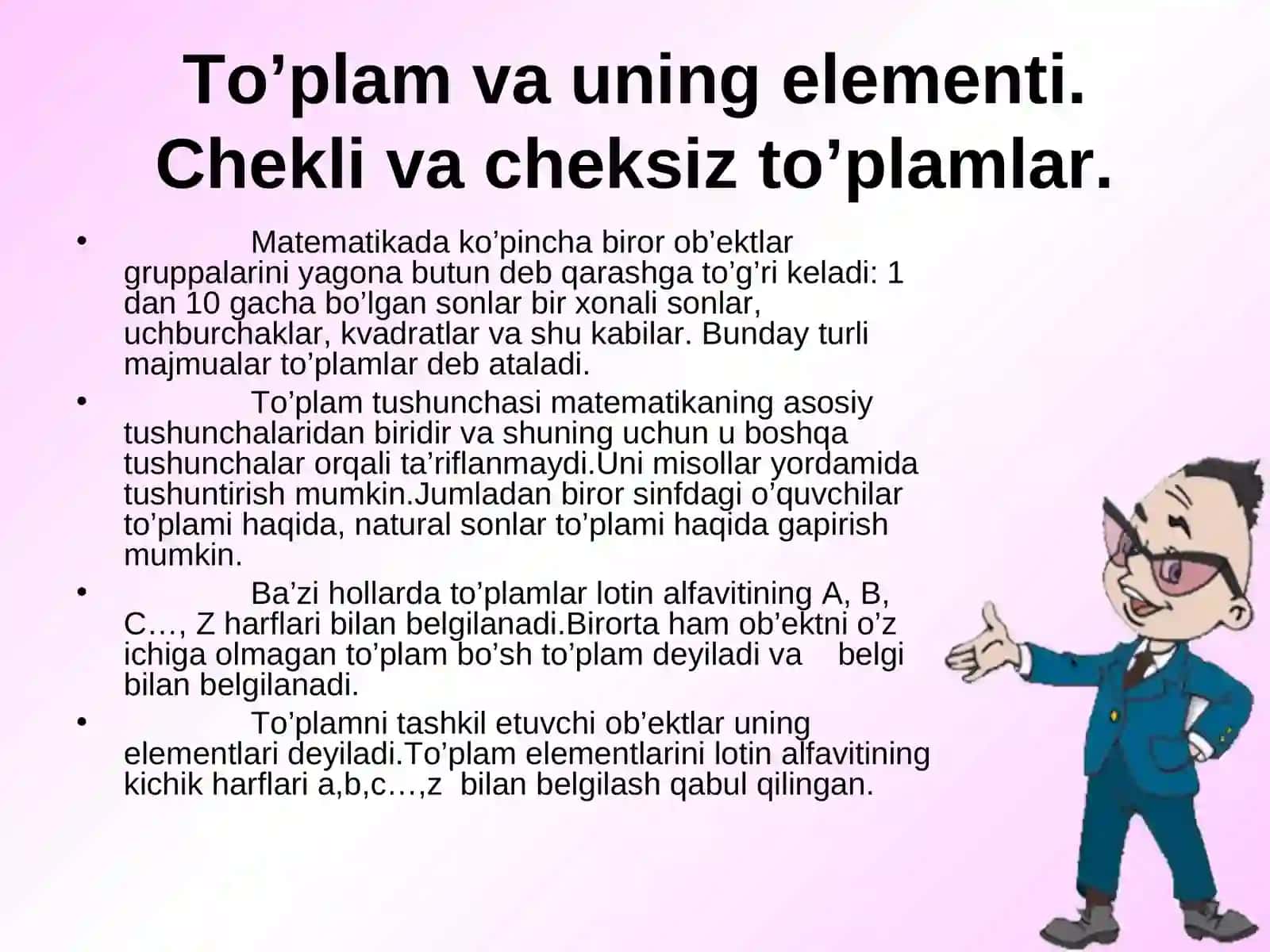 Haqiqiy sonlar aniqlash usullar 2