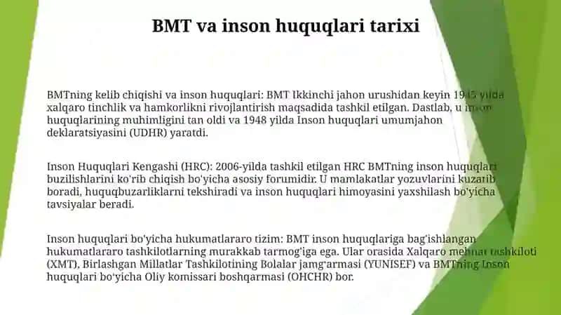 Bmt Va Inson Huquqlari 2