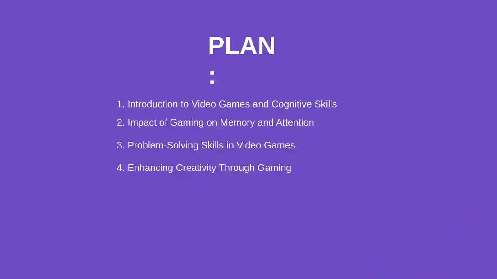 Video Games and Cognitive Development 2