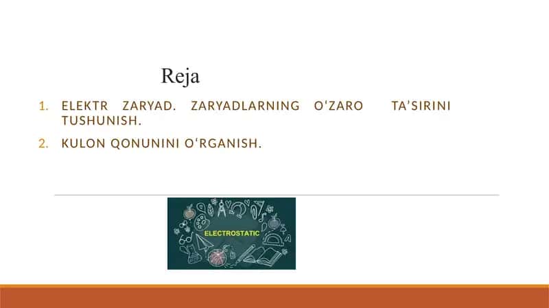 Elektr maydon kuchlanganligi. Potensial 2