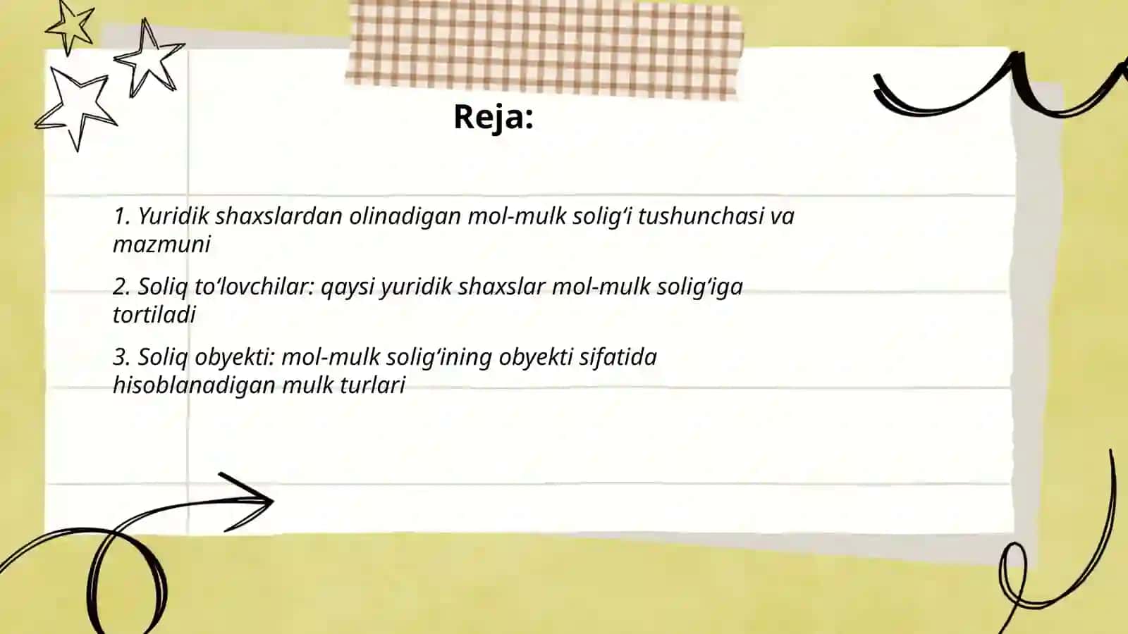 Yuridik shaxslardan olinadigan mol-mulk soligʻi 2