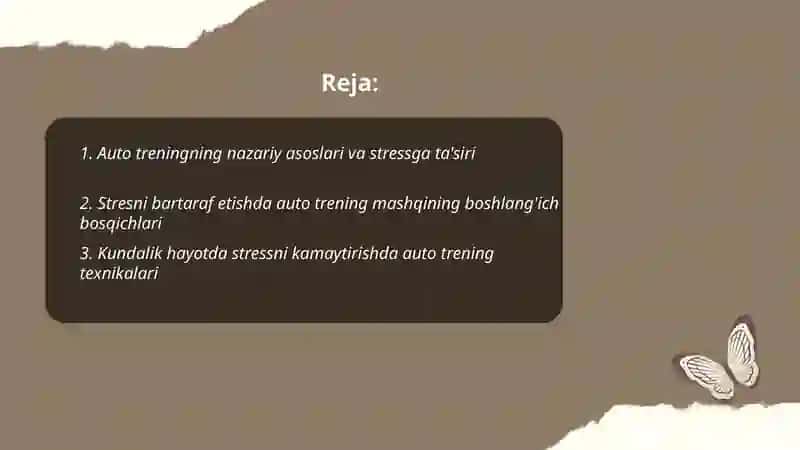 Auto treningni qo'llash 2