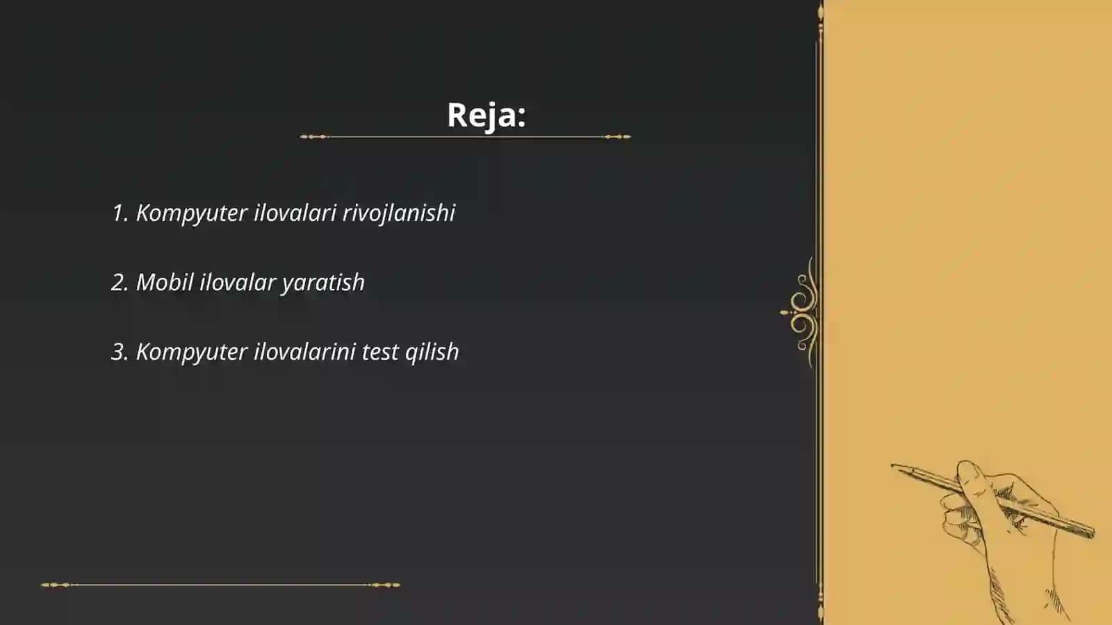Kompyuter ilovalari 2