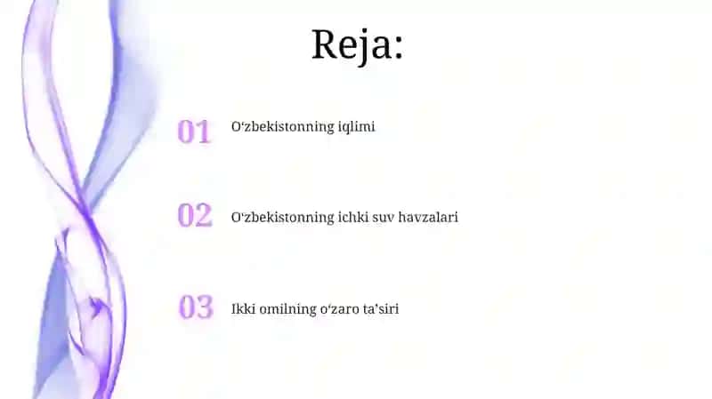 Oʻzbekistonning iqlimi,ichki suvlari 2