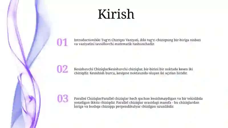 Ikki Tug‘Ri Chiziqni Vaziyati 2