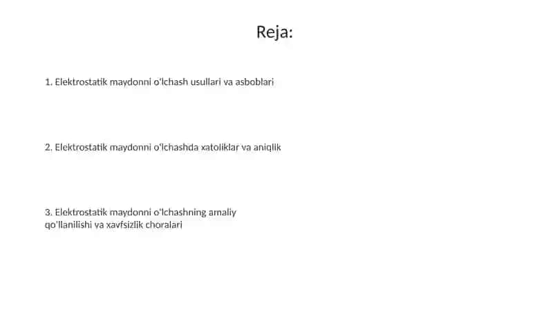 Elekro statik maydonni olchash 2