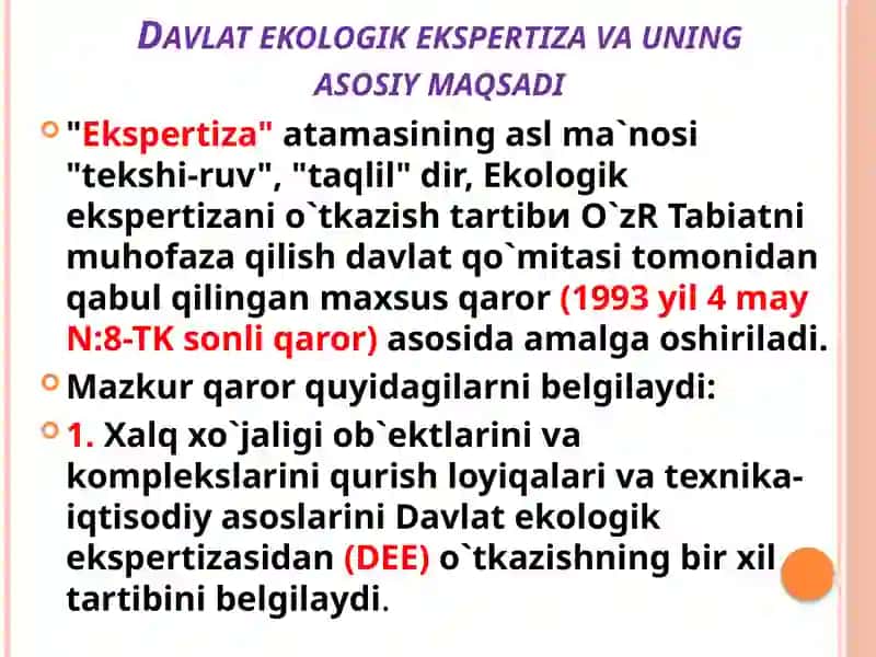 Ekologik monitoring va uning turlari 2