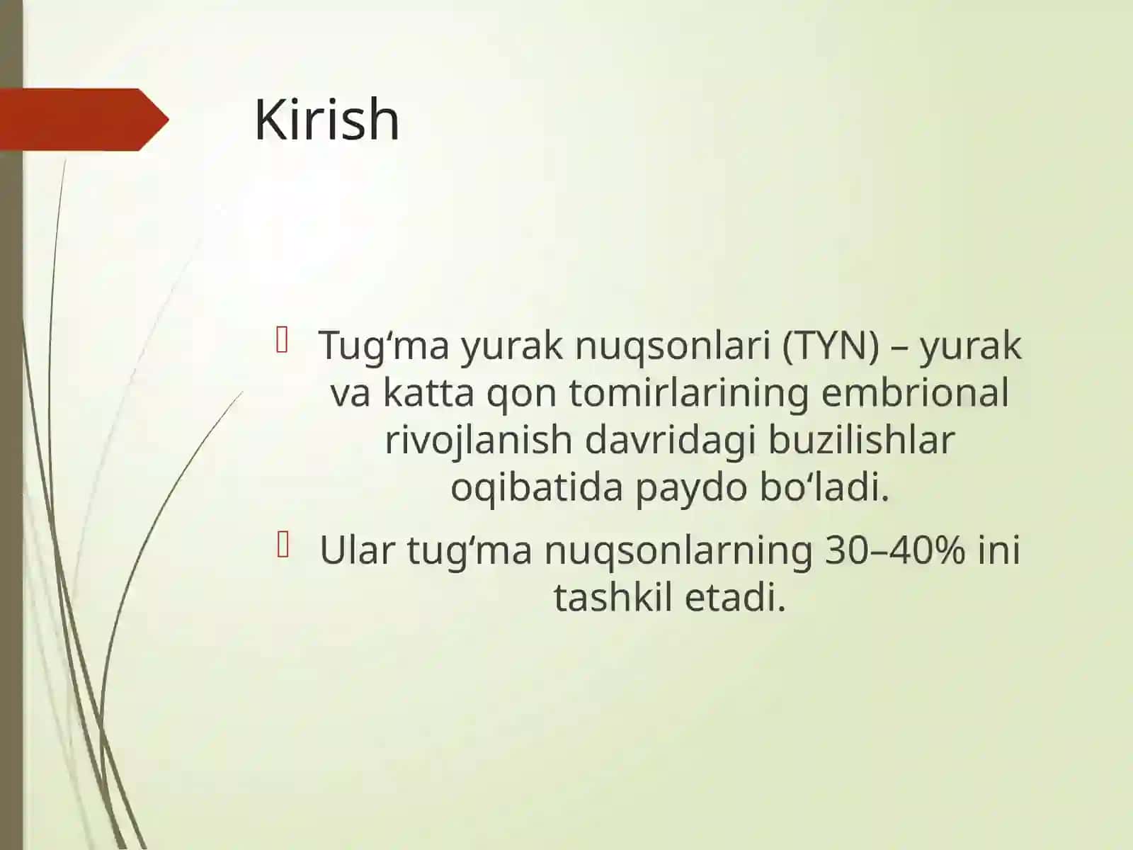 Bolalar xirurgiyasida tug‘ma yurak nuqsonlari 2