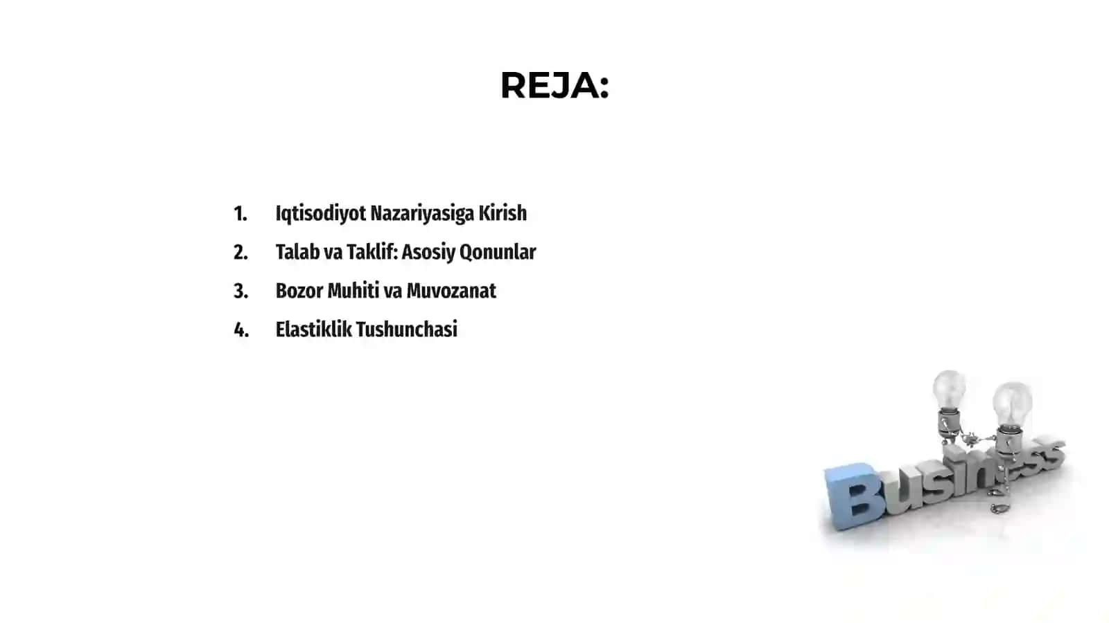Iqtisodiyot Nazariyasiga Kirish 2