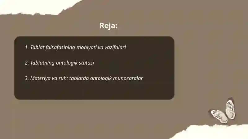 Tabiat falsafasi 2