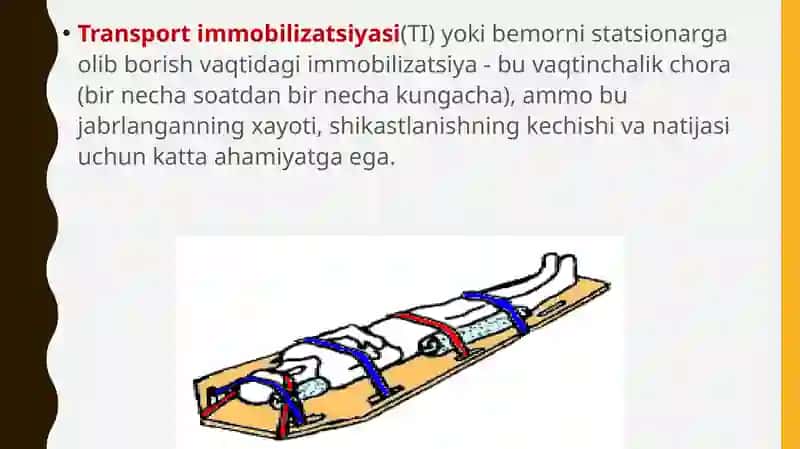 Transport immobilizatsiyasi 2