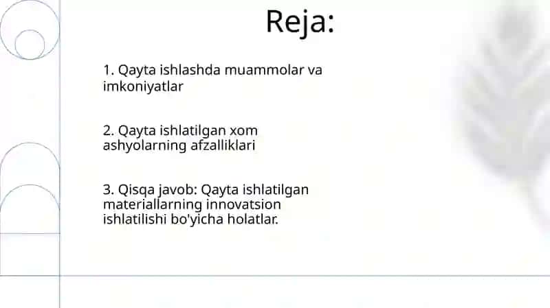 Qayta ishlashga berilgan xomashyo 2