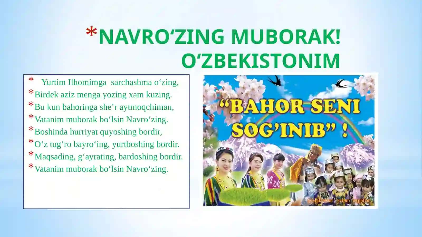 NAVRO‘Z – QADIM QADRIYATLAR TARAVOTI 2