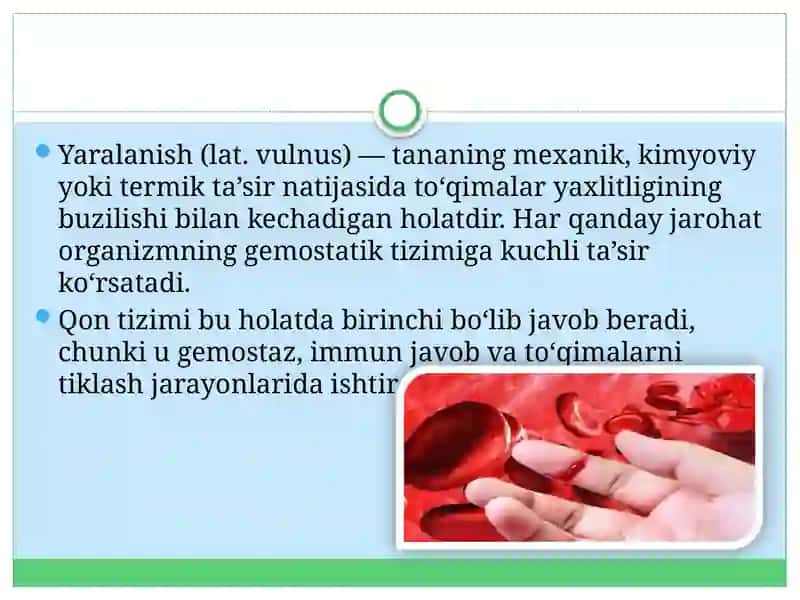 Yaradorlarda qon kasalliklari 2