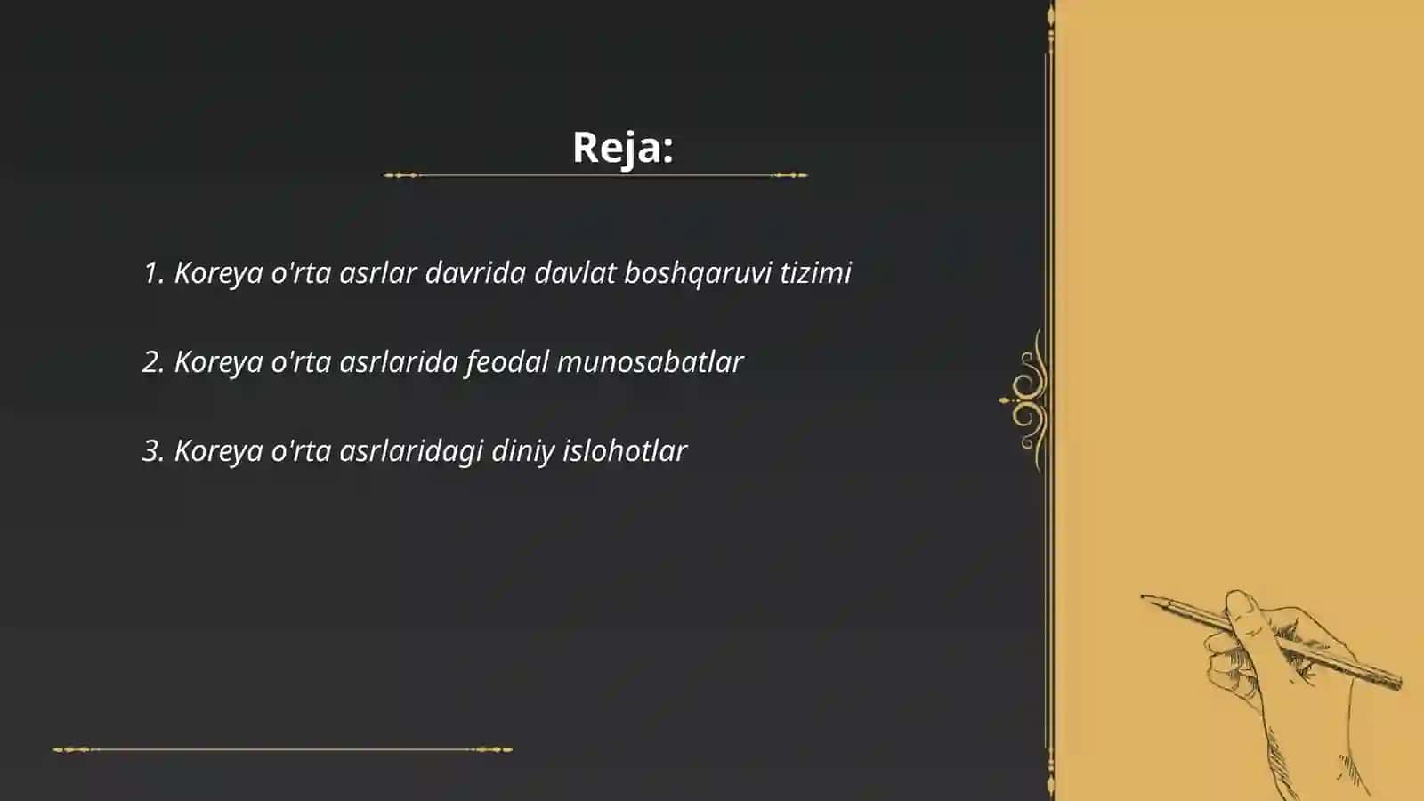 Koreya o'rta asrlerda 2