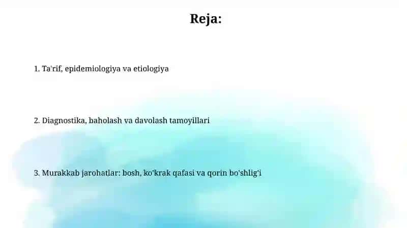 Qo'shma jarohatlar 2