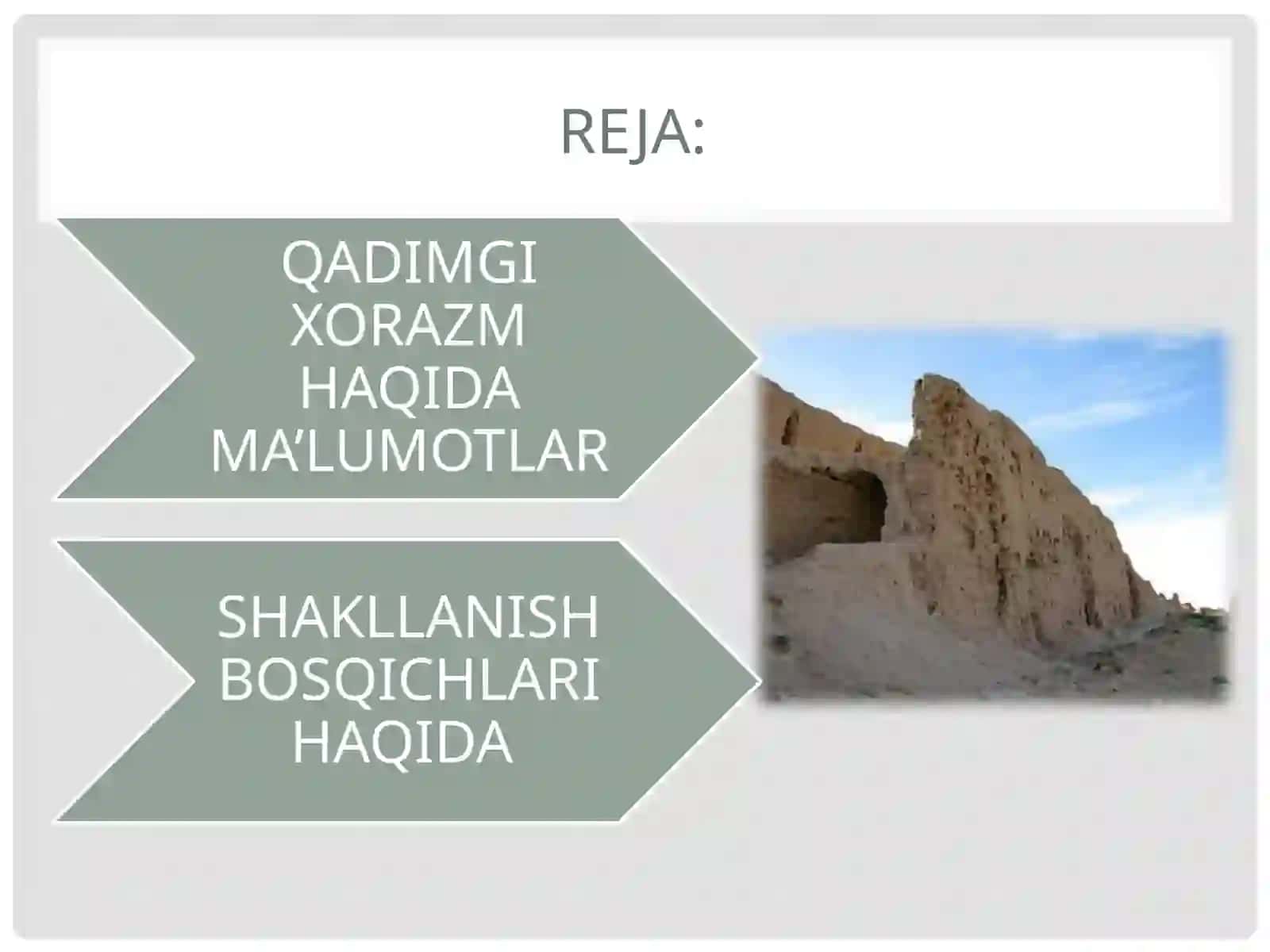 QADIMGI XORAZMLIKLARNING MADANIYATI SAN'ATI VA DINIY QARASHLARI 2