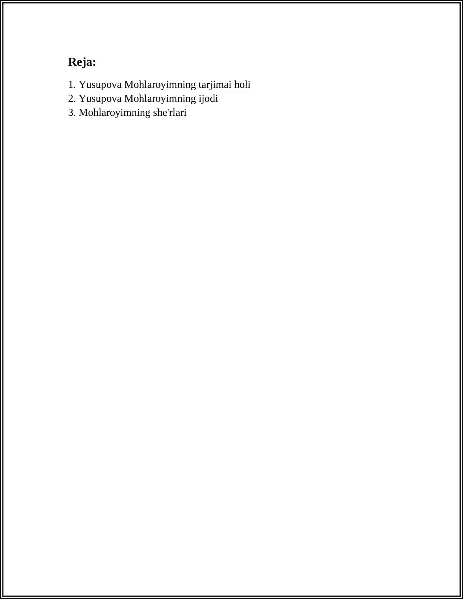 Yusupova Mohlaroyim 2