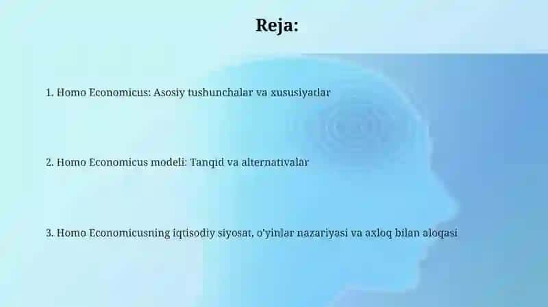 Homo Economicus 2