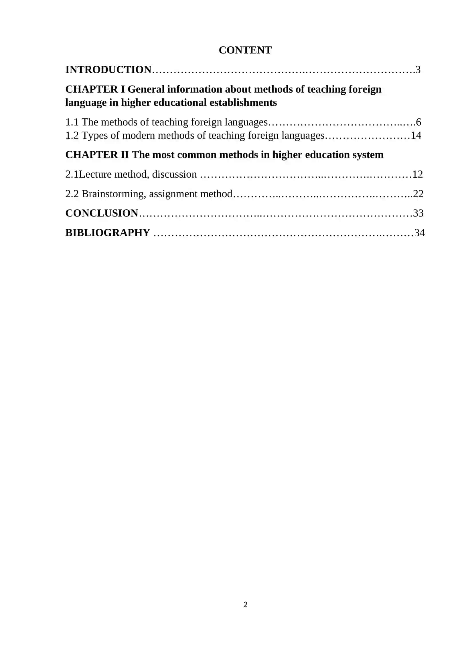 METHODS OF TEACHING FOREIGN LANGUAGES IN HIGHER EDUCATIONAL ESTABLISHMENTS 2