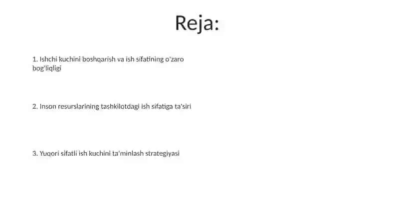 Inson Resurslari Ta'siri 2