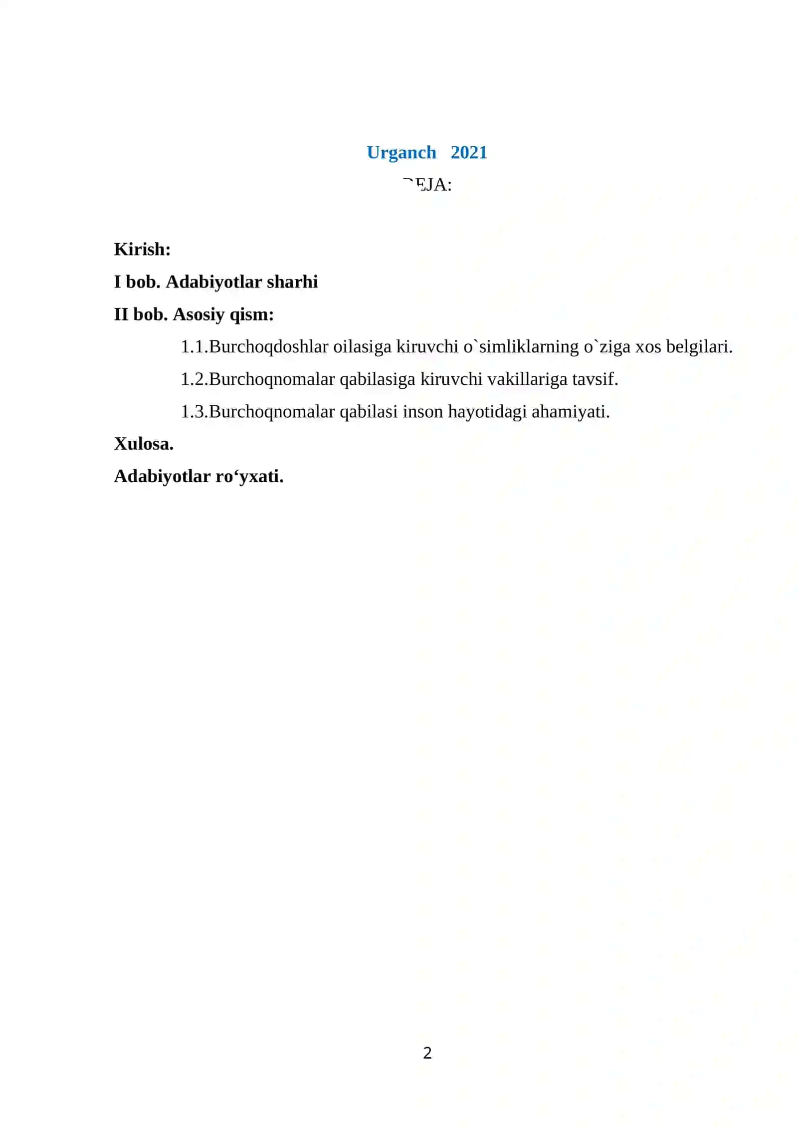 Dukkakgullilar qabilasi 2