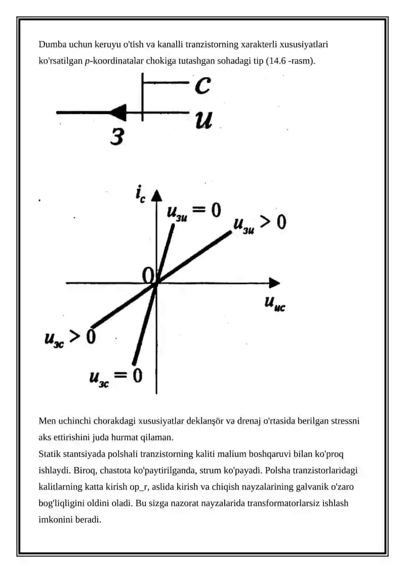 Bipolyar tranzistorlar va ularning asosidagi kalitlar 2