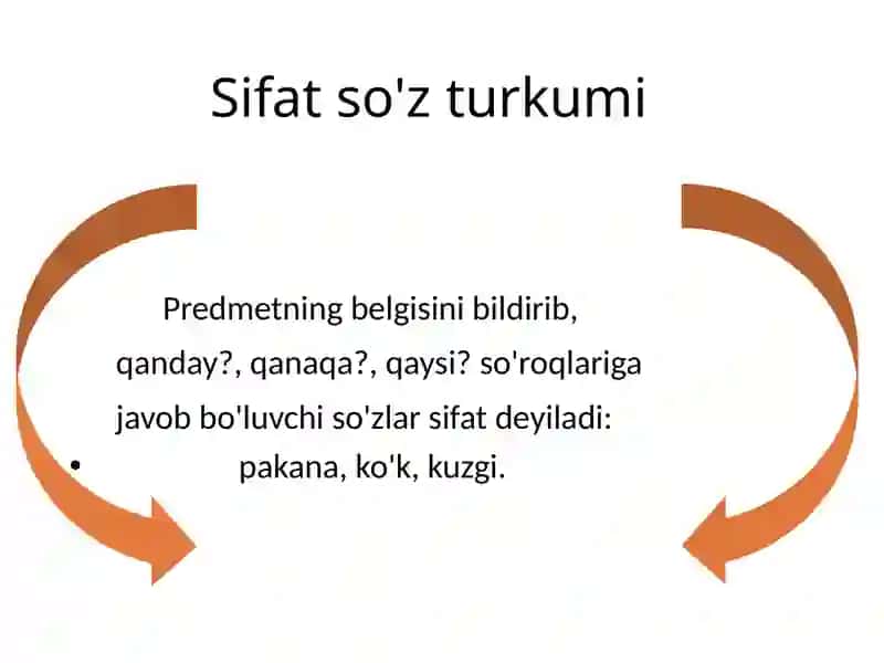 Sifat vauning grammatik xususiyatlari 2