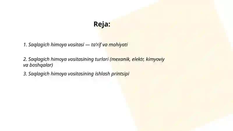 Saqlagich himoya vositasi 2