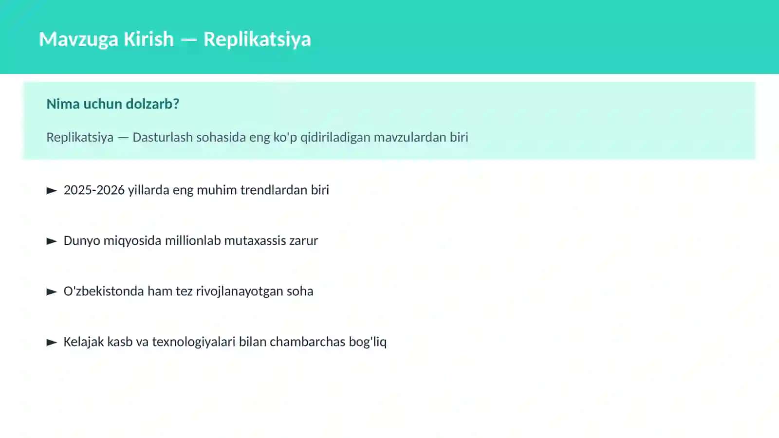 Replikatsiya 2