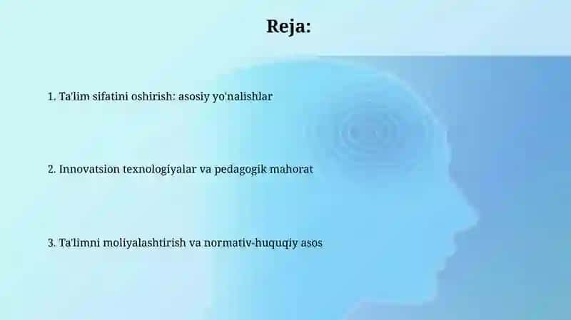 Uzluksiz ta'lim tizimi 2