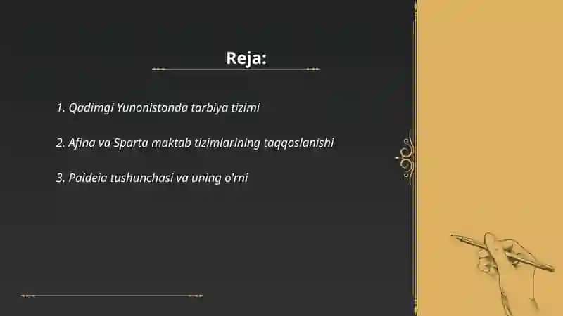 Qadimgi Yunonistonda tarbiya va maktab 2