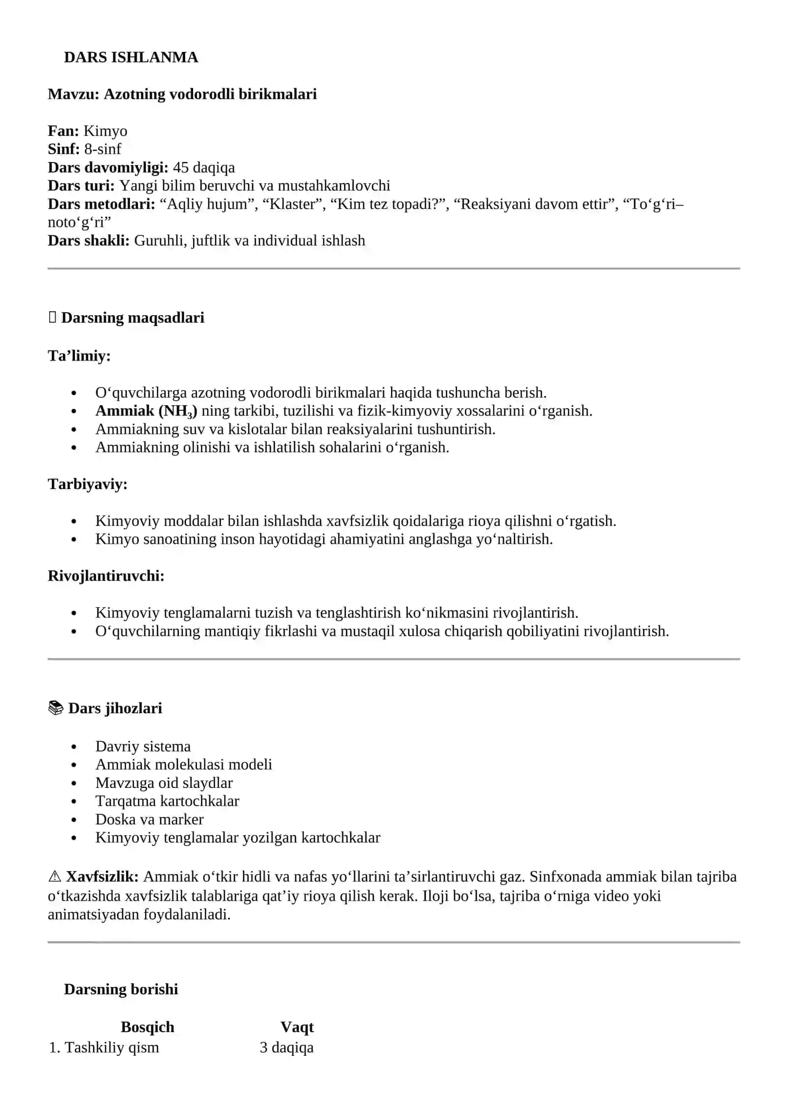Aazotning vodorodli birikmalari 2