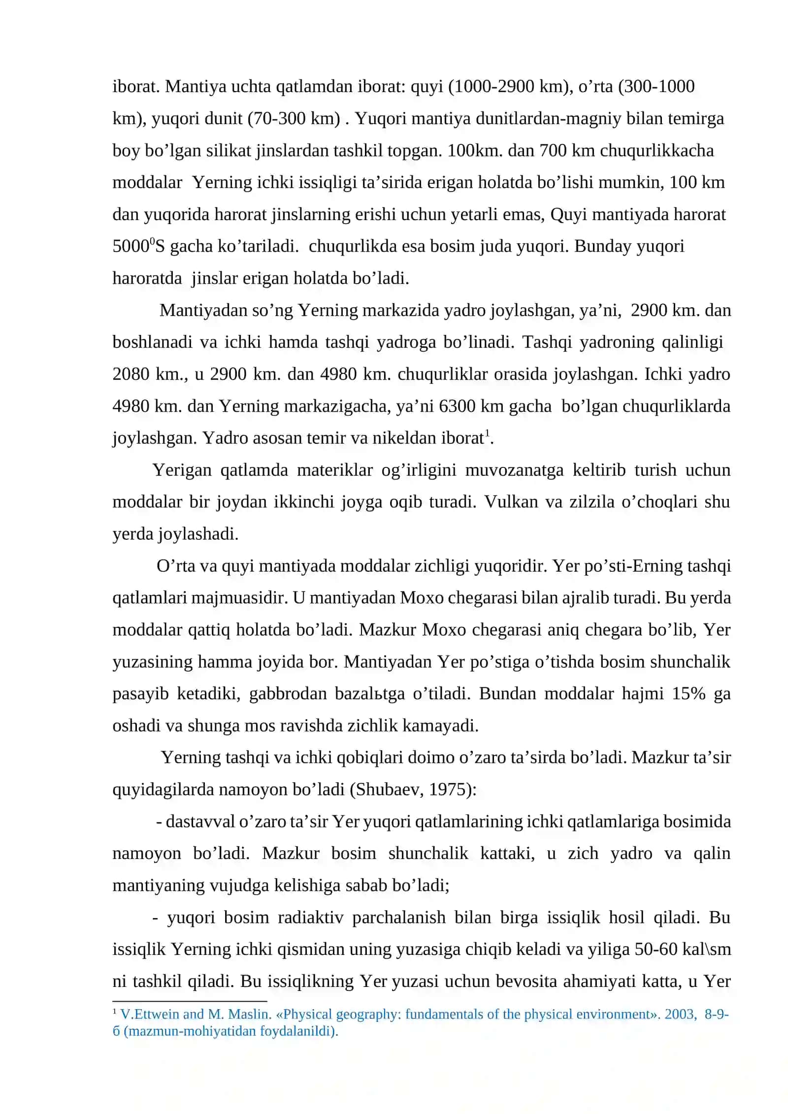 YERNING TOSH QOBIG’I – LITOSFERA 2