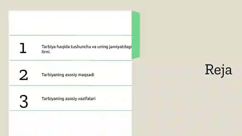 Tarbiyaning maqsad va vazifalari 2