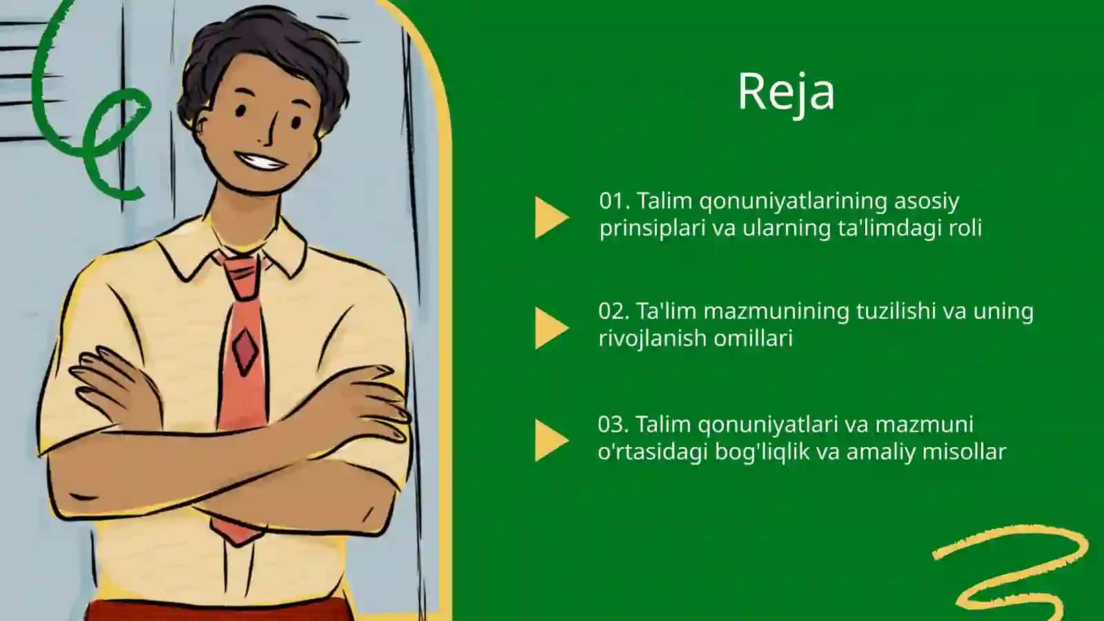 Talim qonuniyatlari.Ta'lim mazmuni 2
