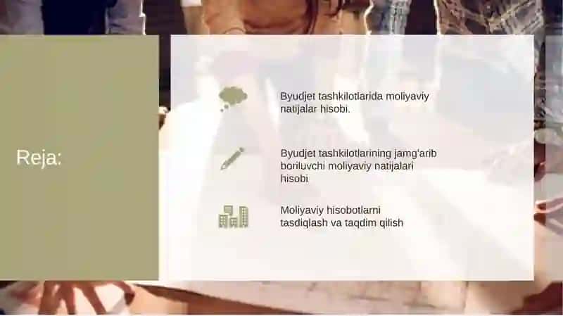 Byudjet tashkilotlarida jamg'arib boriluvchi moliyaviy natijalari hisobi 2