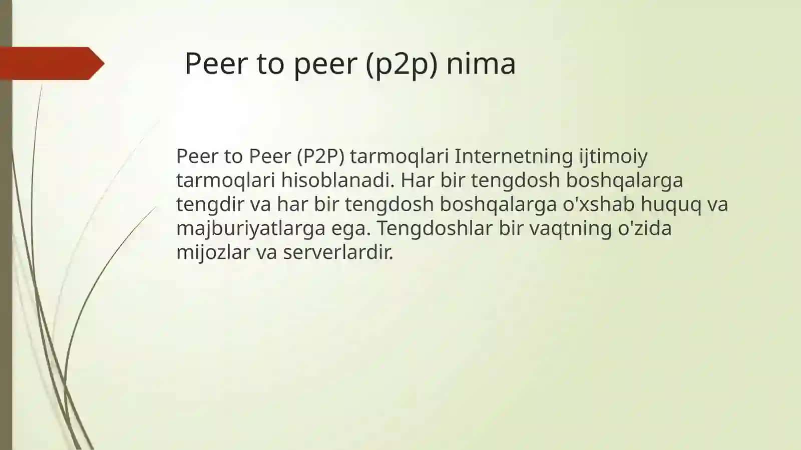 P2Ptexnologiyalar 2