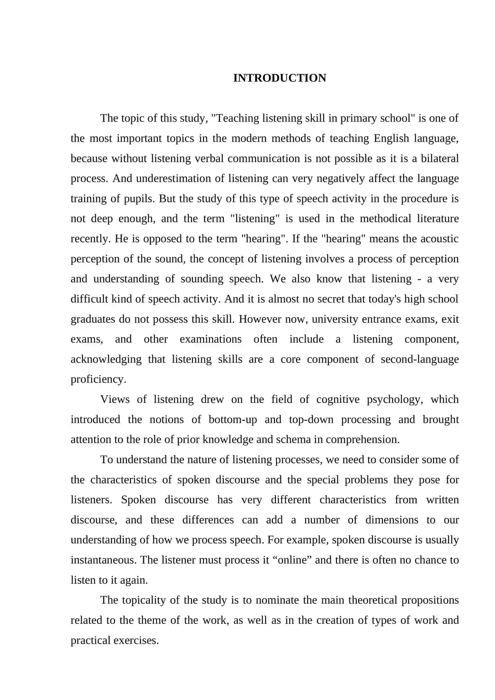 TEACHING LISTENING AND SPEAKING IN PRIMARY CLASSES 2