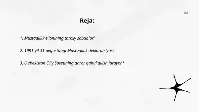 Mustaqillik e'lonining tarixiy sabablari 2