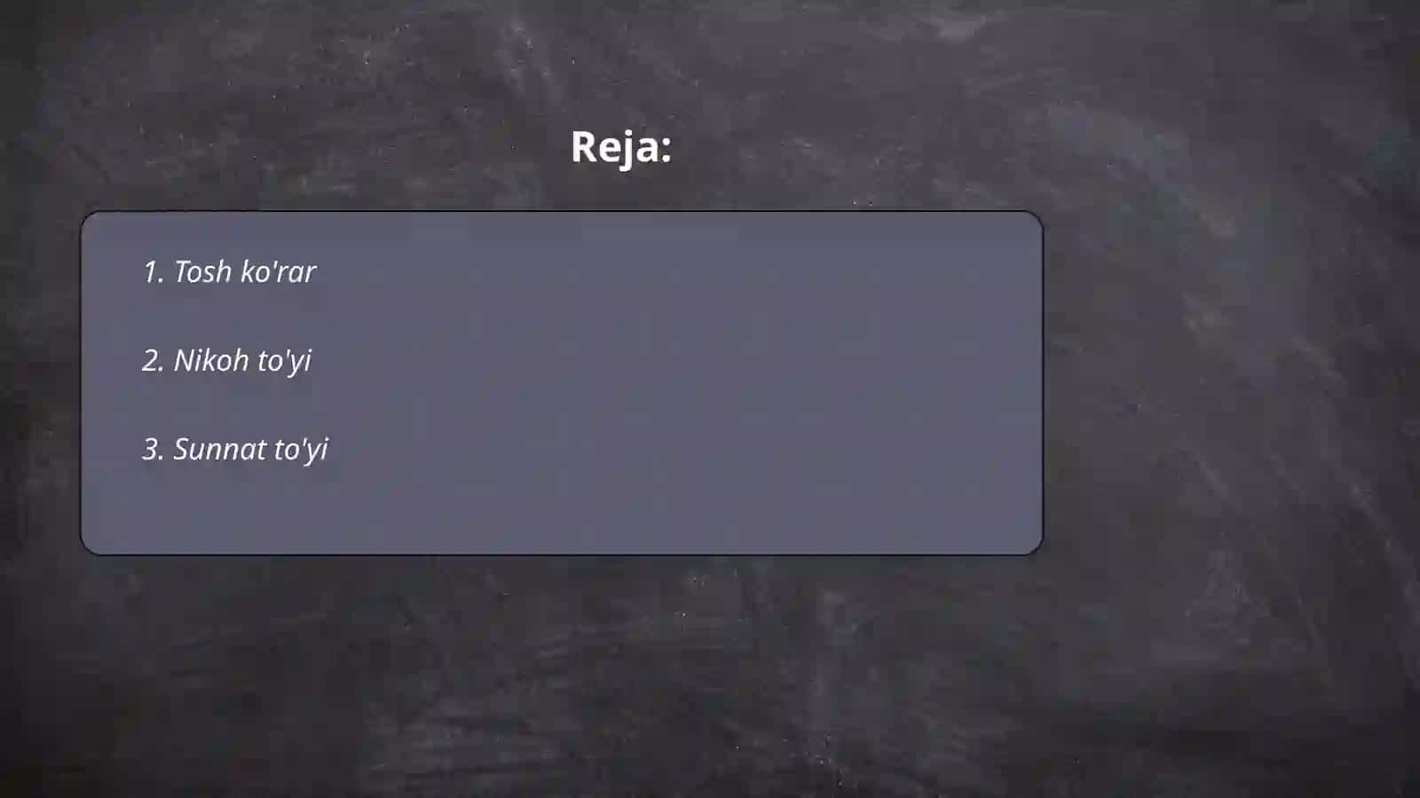 Tosh ko'rar 2