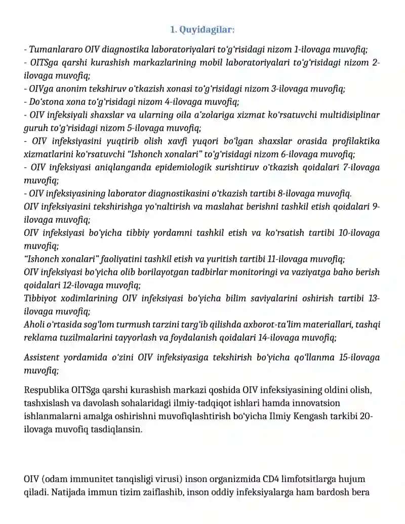 111-SONLI BUYRUQ ASOSIDA OIV INFEKSIYASI 2