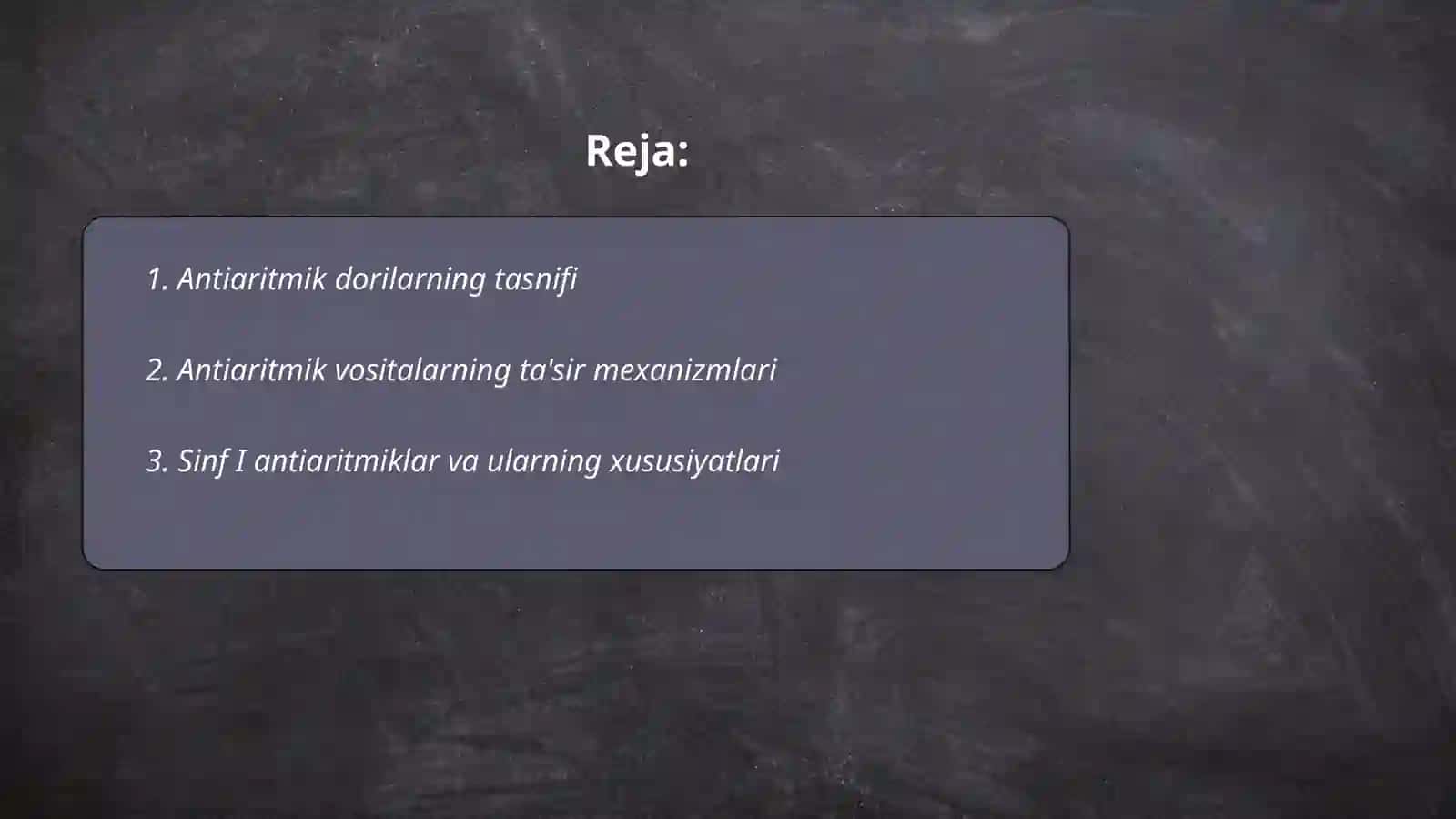 Antiaritmik vositalar 2