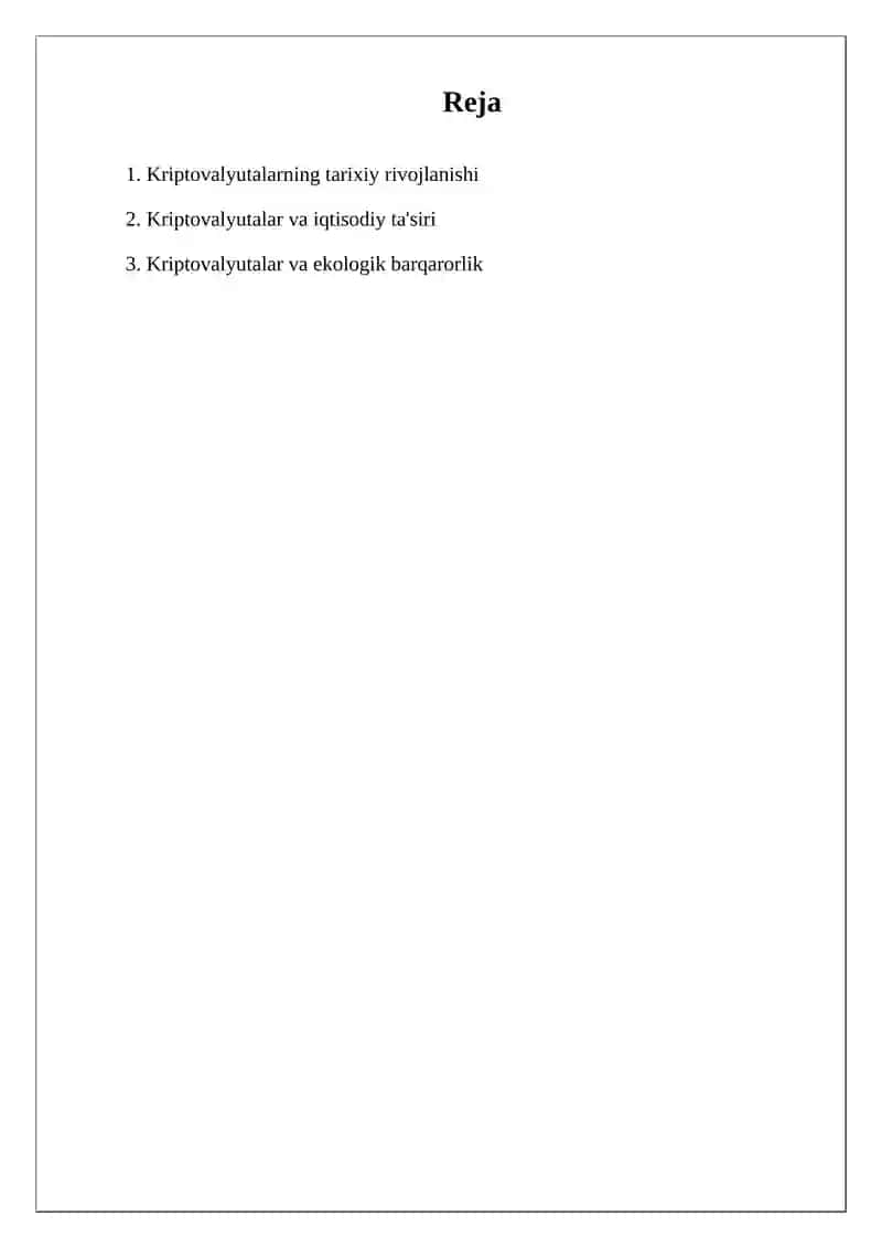 KRIPTOVALYUTALAR PAYDO BO'LISHI VA TARIXI 2
