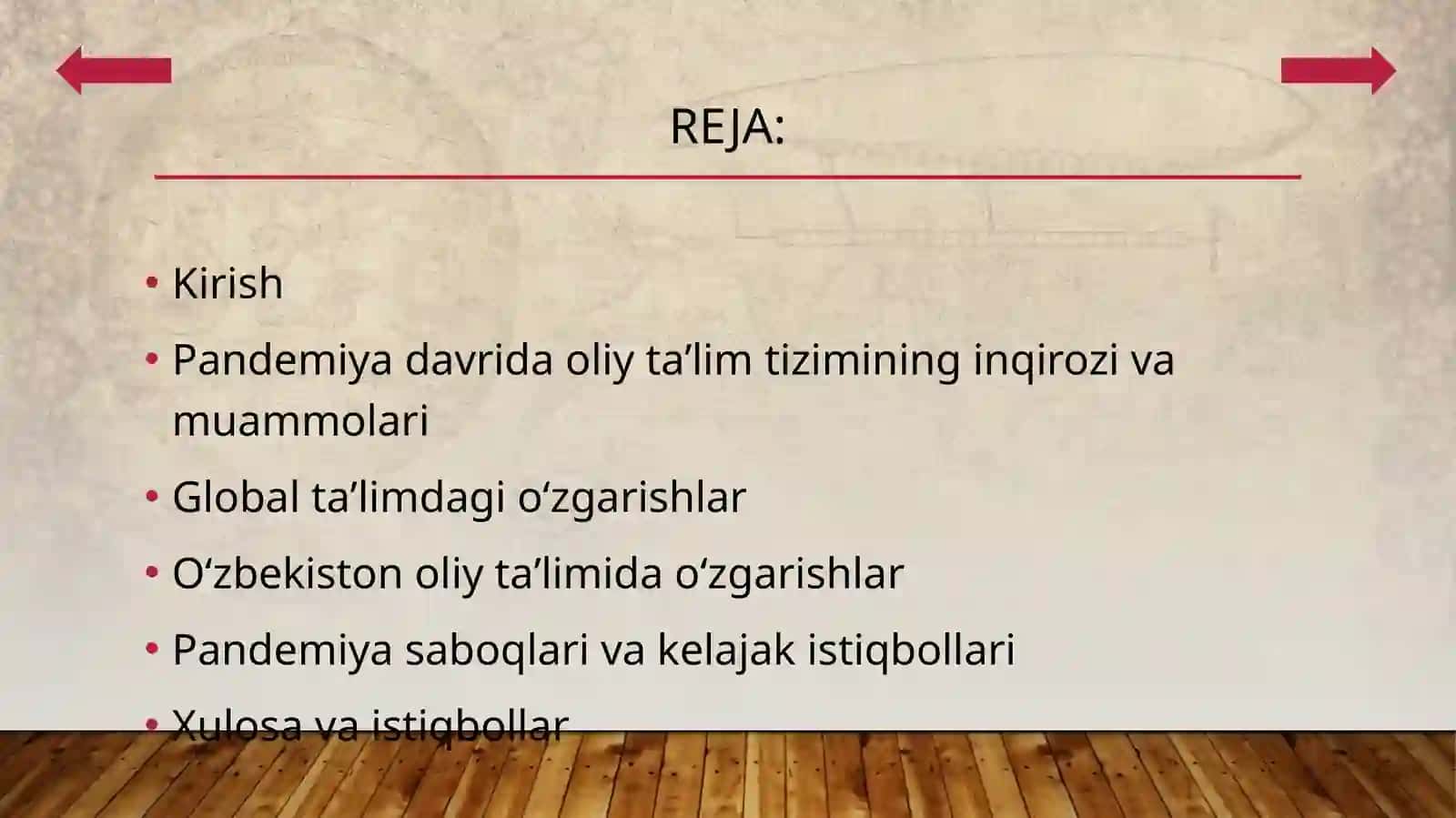 Pandemiya (COVID-19) va oliy taʼlimdagi global oʻzgarishlar 2
