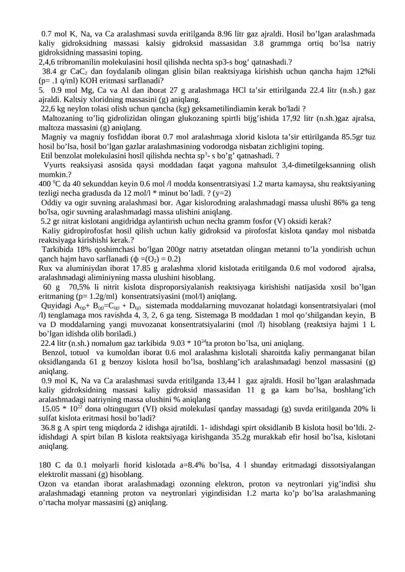 Rux, mis, alyuminiy qotishmasi 2