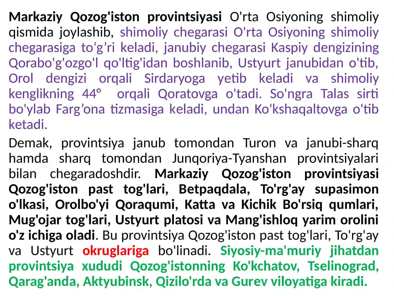 Markaziy Qozog'iston provinsiyasi 2